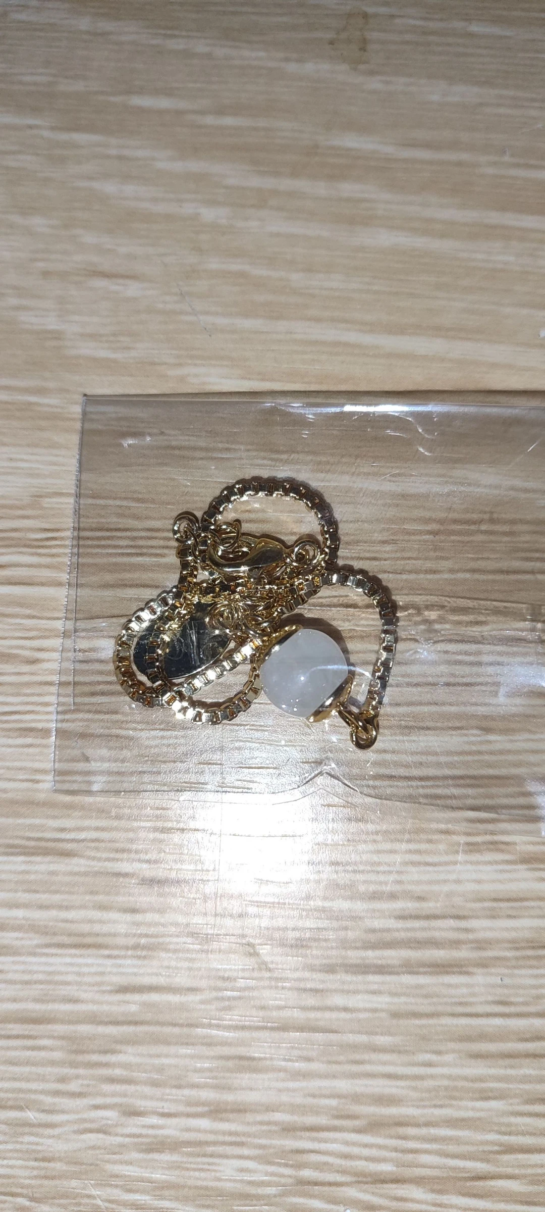 Collar colgante corbata dorado Bouchara – Nuevo – photo 2
